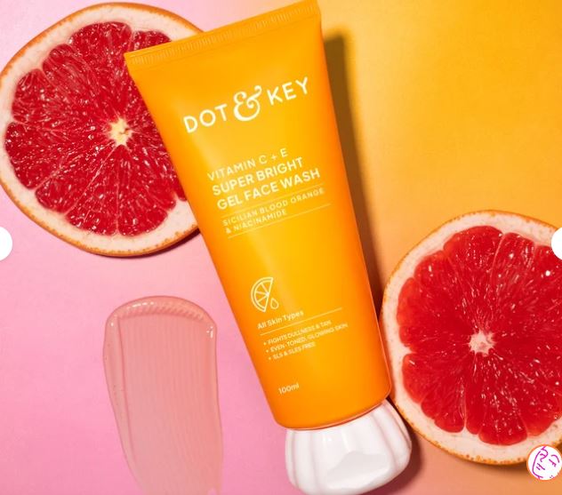 Dot&Key Vitamin C + E Gel Face Wash for Glowing Skin