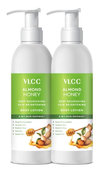 VLCC Almond Honey Deep Nourishing & Skin Brightening Body Lotion - 350ml + 350ml | Buy One Get One